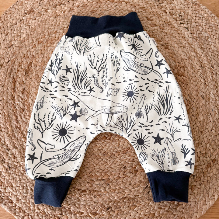 Ocean Life | Handmade Organic Baby Pants | Vay&