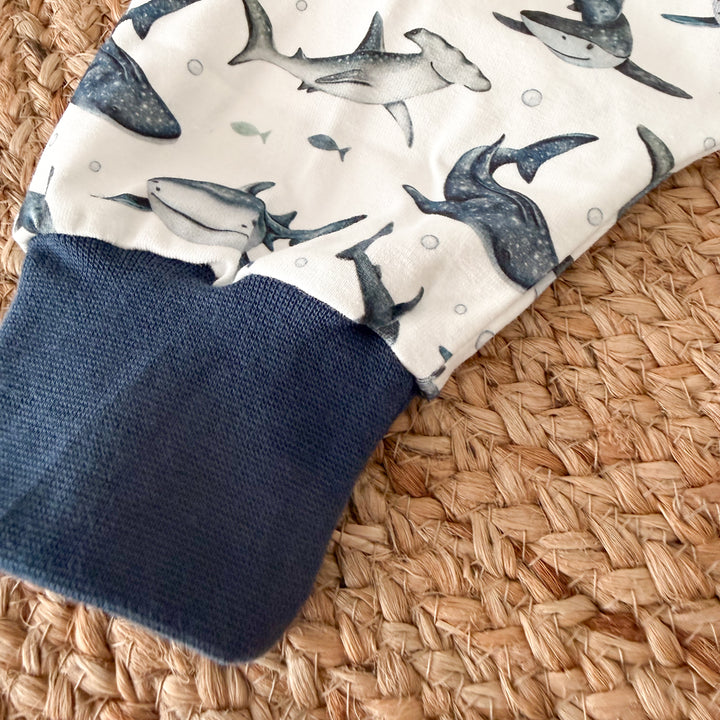 Sharks | Handmade Organic Baby Pants | Vay&