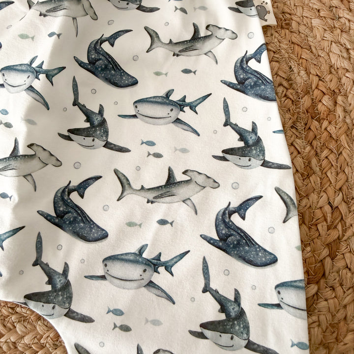 Sharks | Handmade Organic Baby Pants | Vay&